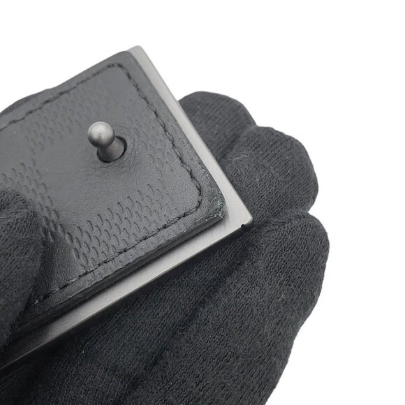 LOUIS VUITTON Belt Neo Inventour Size 90 Damier Graphite/Damier Infini Leath - Picture 10 of 15